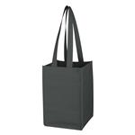 JH3324B Non-Woven 4 Bottle Wine Tote